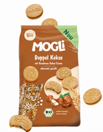 MOGLI Doppel Kekse Haselnuss & Kakao Btl 95 g / Bild 1