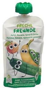 FRECHE FREUNDE Quetschmus Apf Banan Spin&Gur 100 g / Bild 1