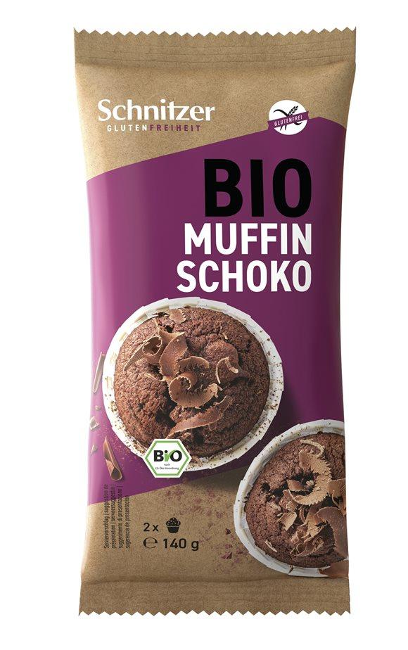 SCHNITZER Bio Muffin Dark Chocolate 2 x 140 g