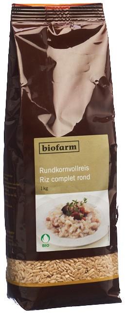 BIOFARM Reis Rundkorn Knospe Btl 1 kg