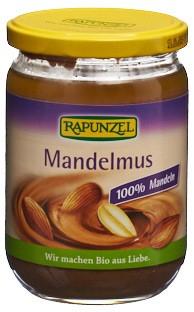 RAPUNZEL Mandelmus Bio braun Glas 500 g
