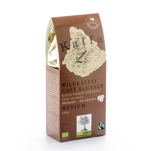ORIG FOOD Wildkaffee Kaffa Medium Bohnen 220 g