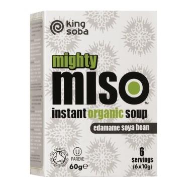 KING SOBA Mighty Miso Suppe Inst Edam Bio 6 x 10 g