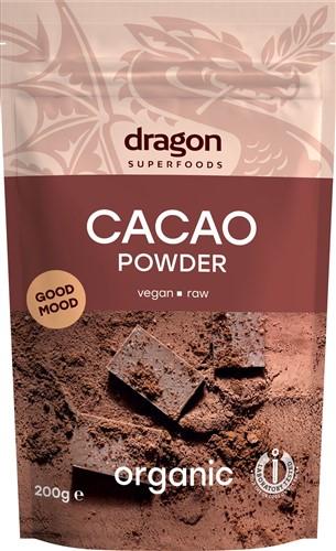 DRAGON SUPERFOODS Kakao Pulver roh 200 g
