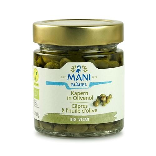 MANI Kapern in Olivenöl Bio Glas 180 g