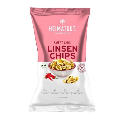 HEIMATGUT Linsen Chips Sweet Chili Btl 75 g