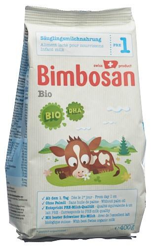 BIMBOSAN Bio 1 Säuglingsmilch refill 400 g