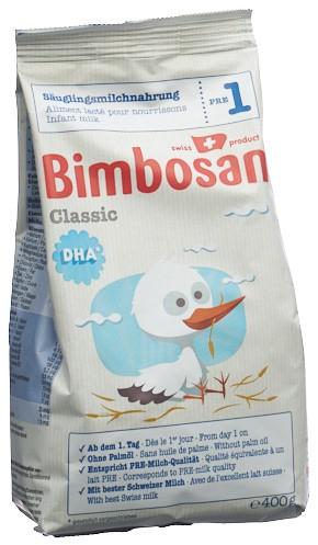BIMBOSAN Classic 1 Säuglingsmilch refill 400 g