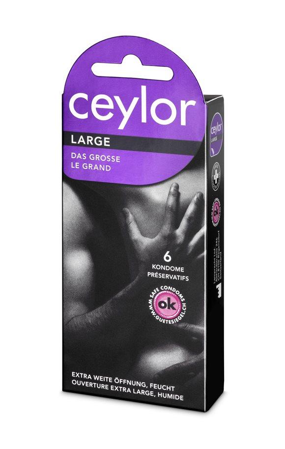 CEYLOR Large Präservativ mit Reservoir 6 Stk