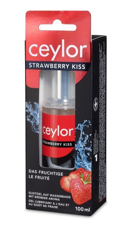 CEYLOR Gleitgel Strawberry Kiss Disp 100 ml