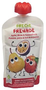 FRECHE FREUNDE Quetschmus Apf Birne&Passion 100 g