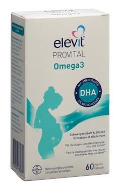 ELEVIT PROVITAL Omega3 DHA Kaps 60 Stk