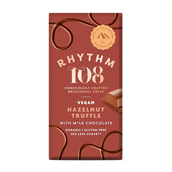 RHYTHM108 Hazelnut Truffle With Cr Choc 100 g