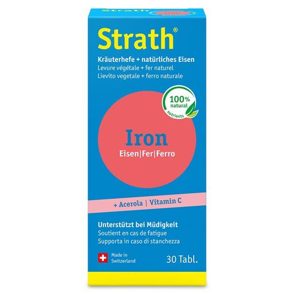 STRATH Iron natürl Eisen+Kräuterhefe Tabl 30 Stk