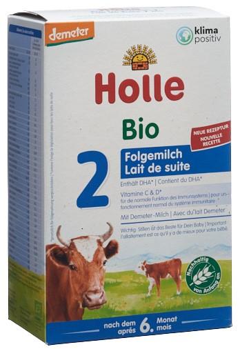 HOLLE Bio-Folgemilch 2 Plv 600 g