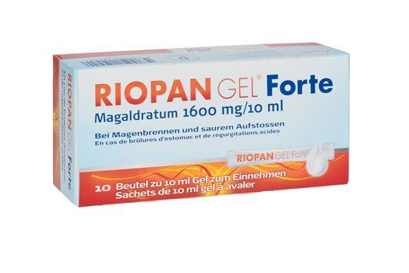 RIOPAN GEL Forte 1600 mg (neu) 10 Btl 10 ml