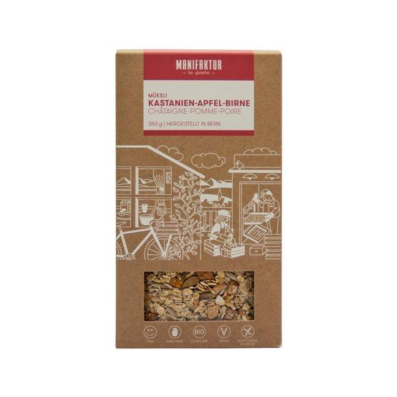 MANIFAKTUR Müesli Kastanien-Apfel-Birne Bio 350 g