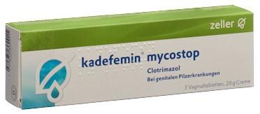 KADEFEMIN Mycostop Kombipack 3 Vag Tabl+20 g Creme